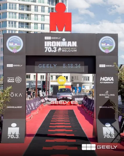 Geely Partners with IRONMAN 70.3 Knokke-Heist in Belgium